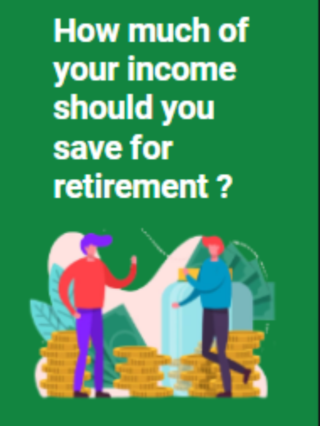 How much of your income should you save for retirement ?